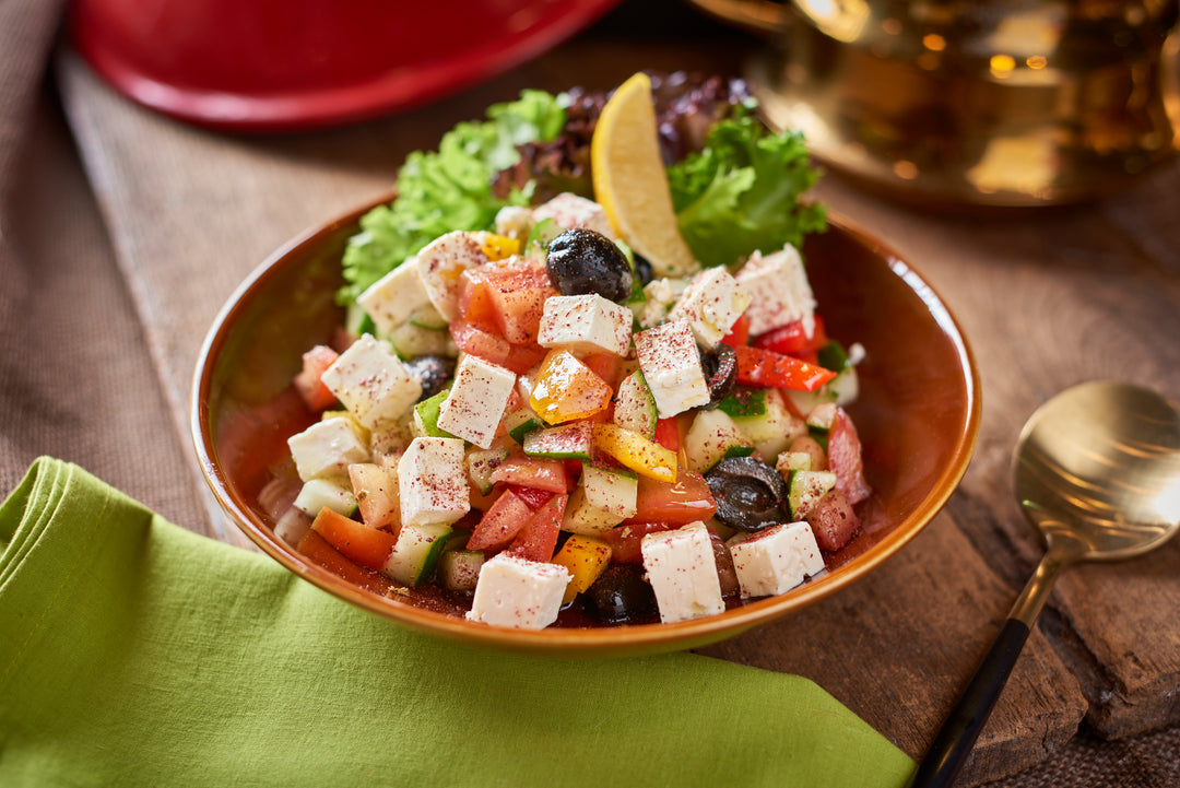 GREEK SALAD WITH FETA CHEESE