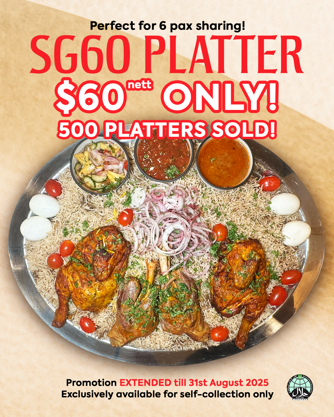 SG60 Mandi Platter