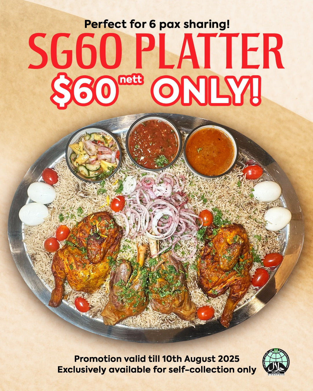 SG60 Mandi Platter