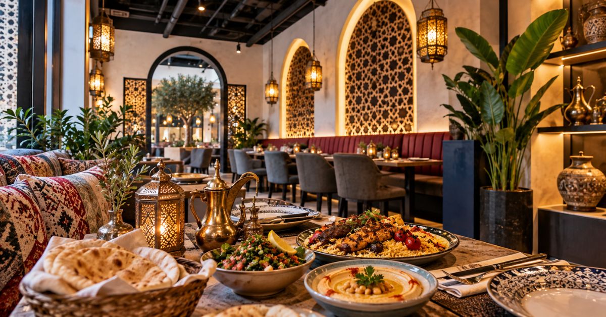 Arabian Details in a Modern Setting: Inside Tarboush Bugis