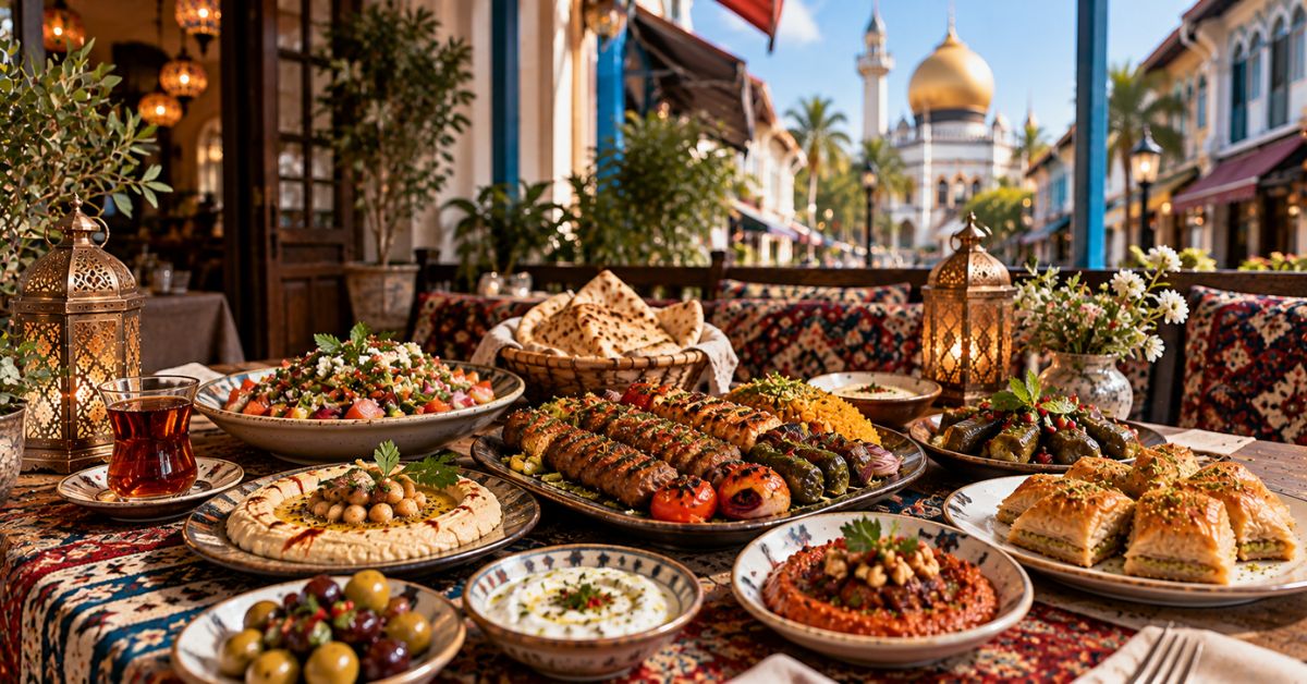 Choosing a Turkish Restaurant Near Arab Street for a Group Meal